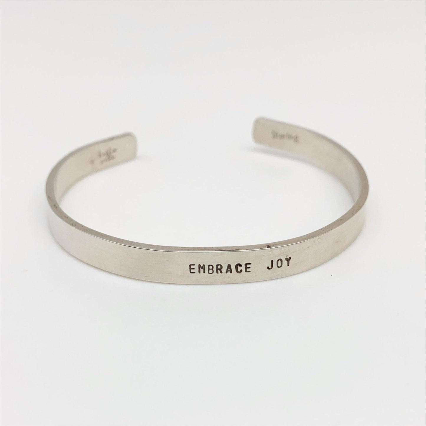 Bracelet - Mantra Cuff - Sterling Silver