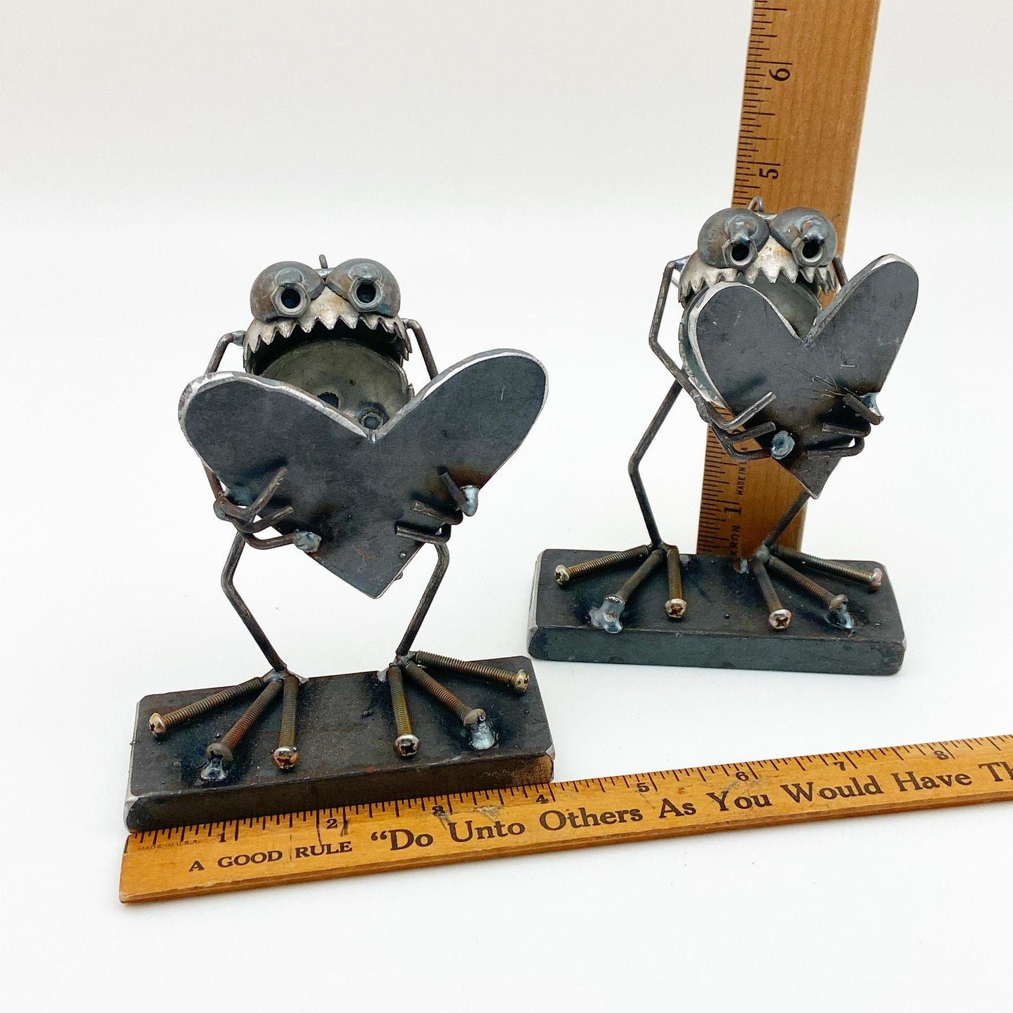 Sculpture - "Stole My Heart" Monster on Stand - Mini on Stand