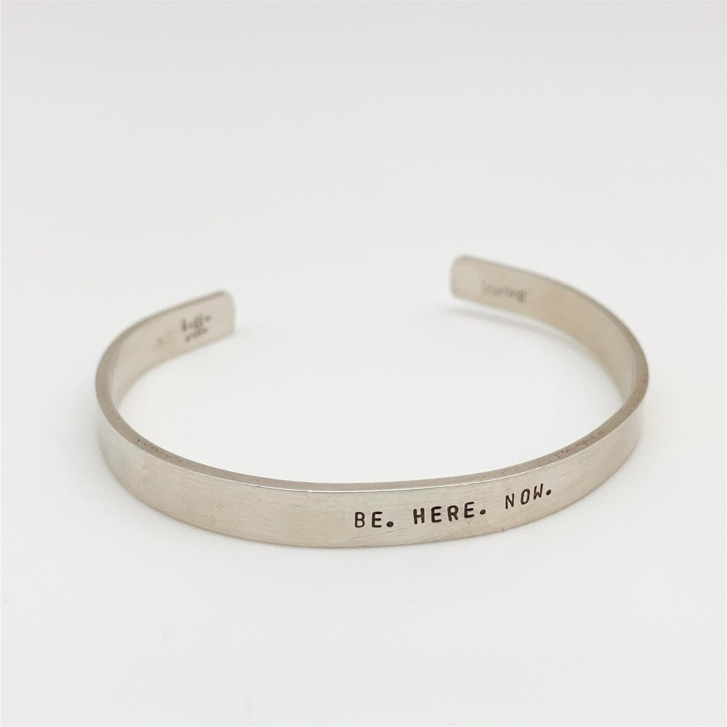 Bracelet - Mantra Cuff - Sterling Silver