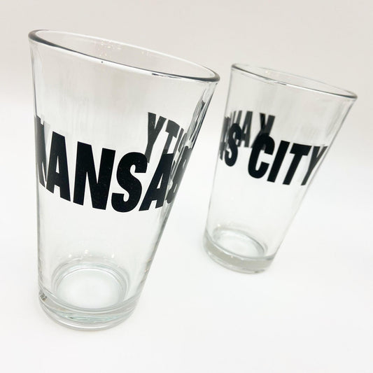 Pint Glass - Kansas City - Black