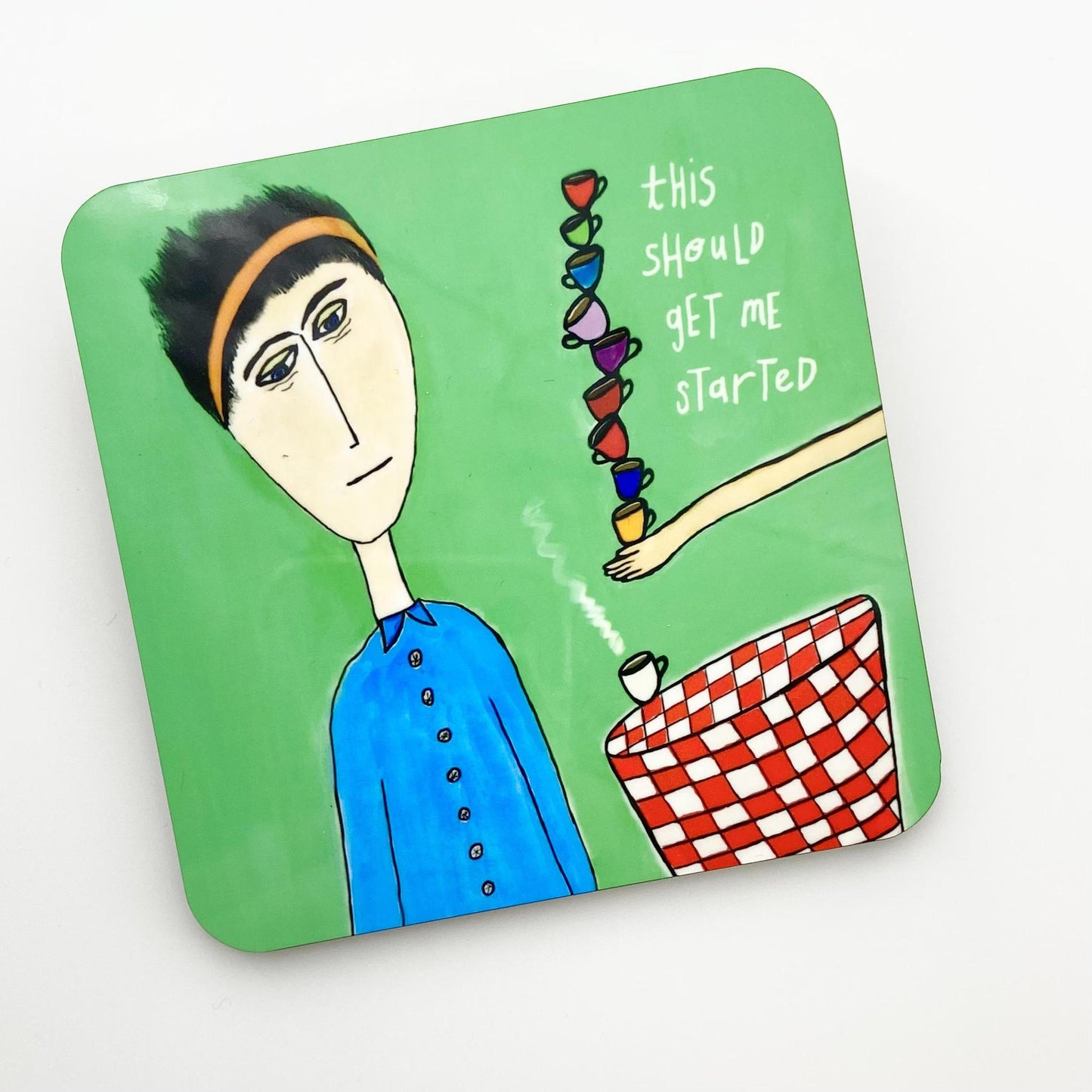 Coaster - "This Should Get Me Started" - Cork Backed