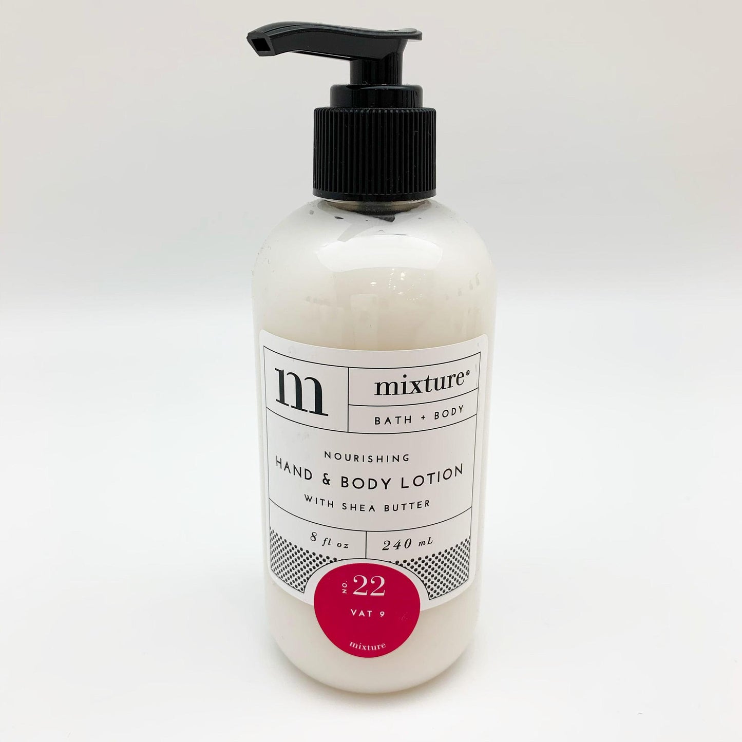 Hand Lotion - Vat 9 - 8 oz with Pump