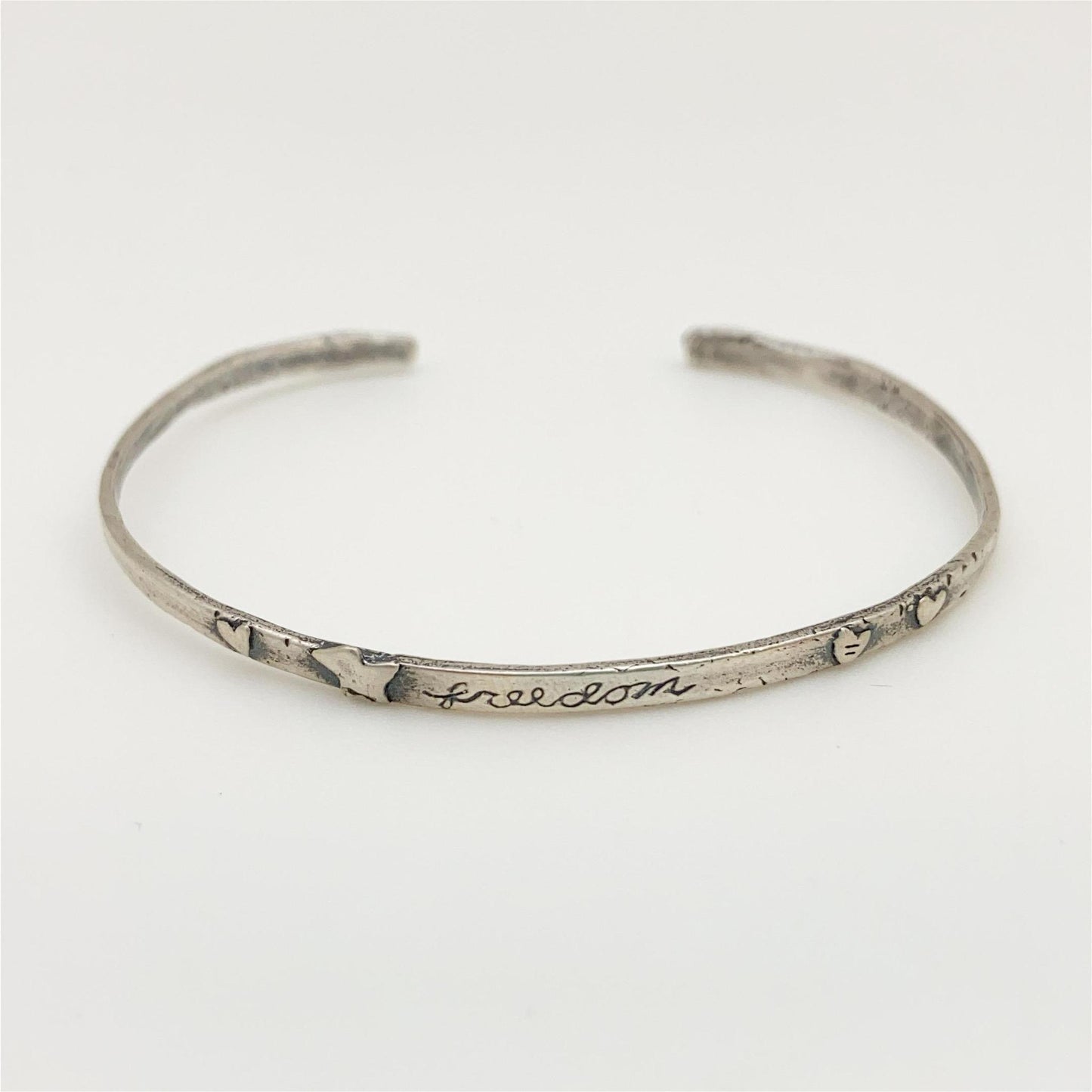 Cuff Bracelet - "Freedom" - Sterling