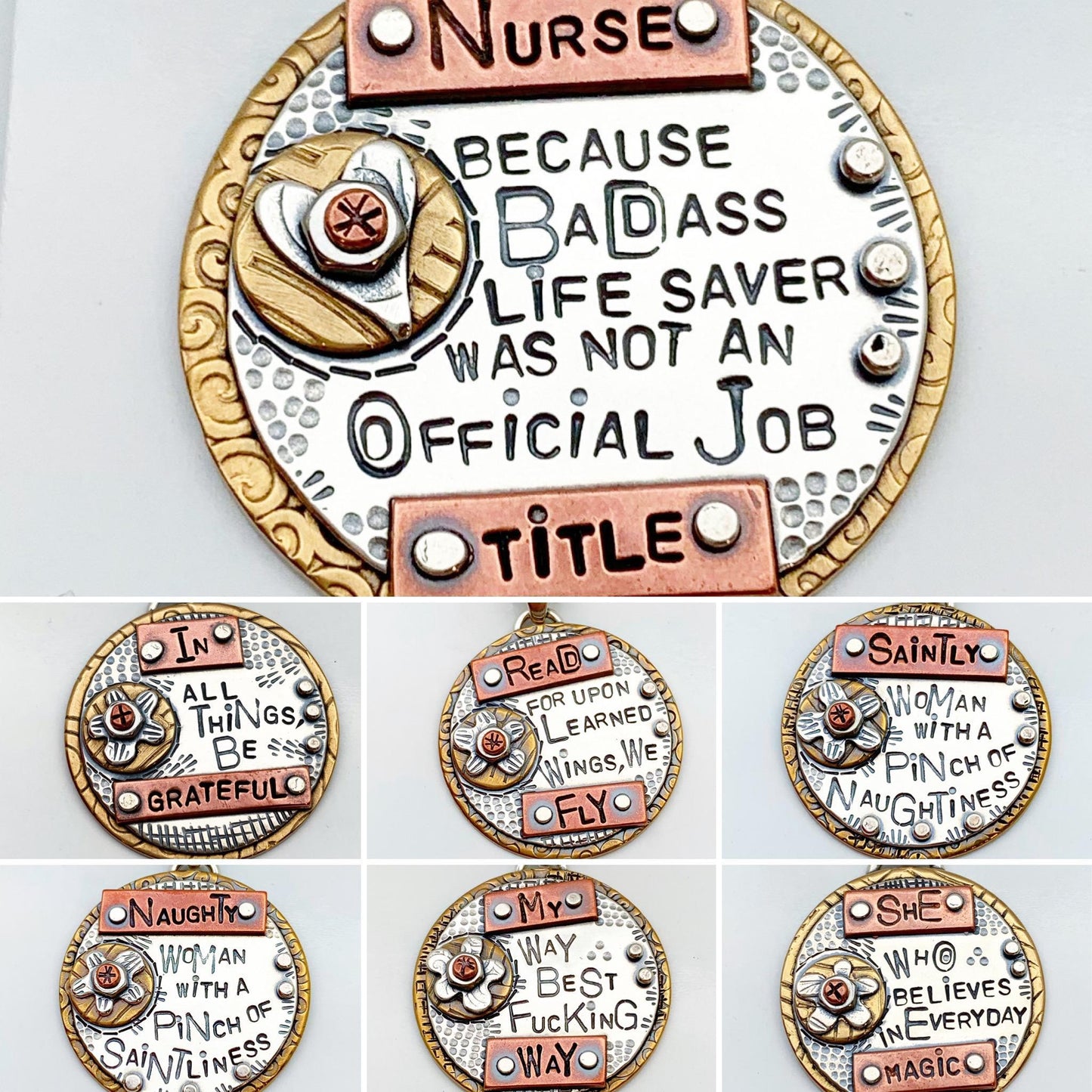 "Live Inspired" Pendant Collection - Circles