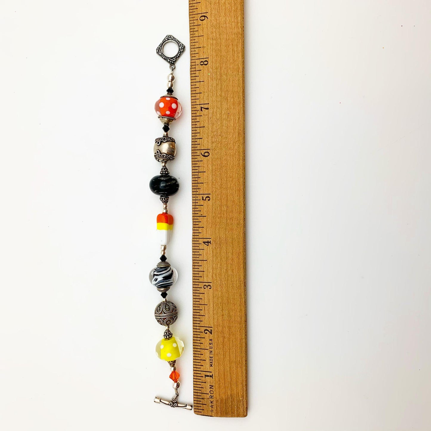 Bracelet - Halloween Original - Handmade Glass Beads