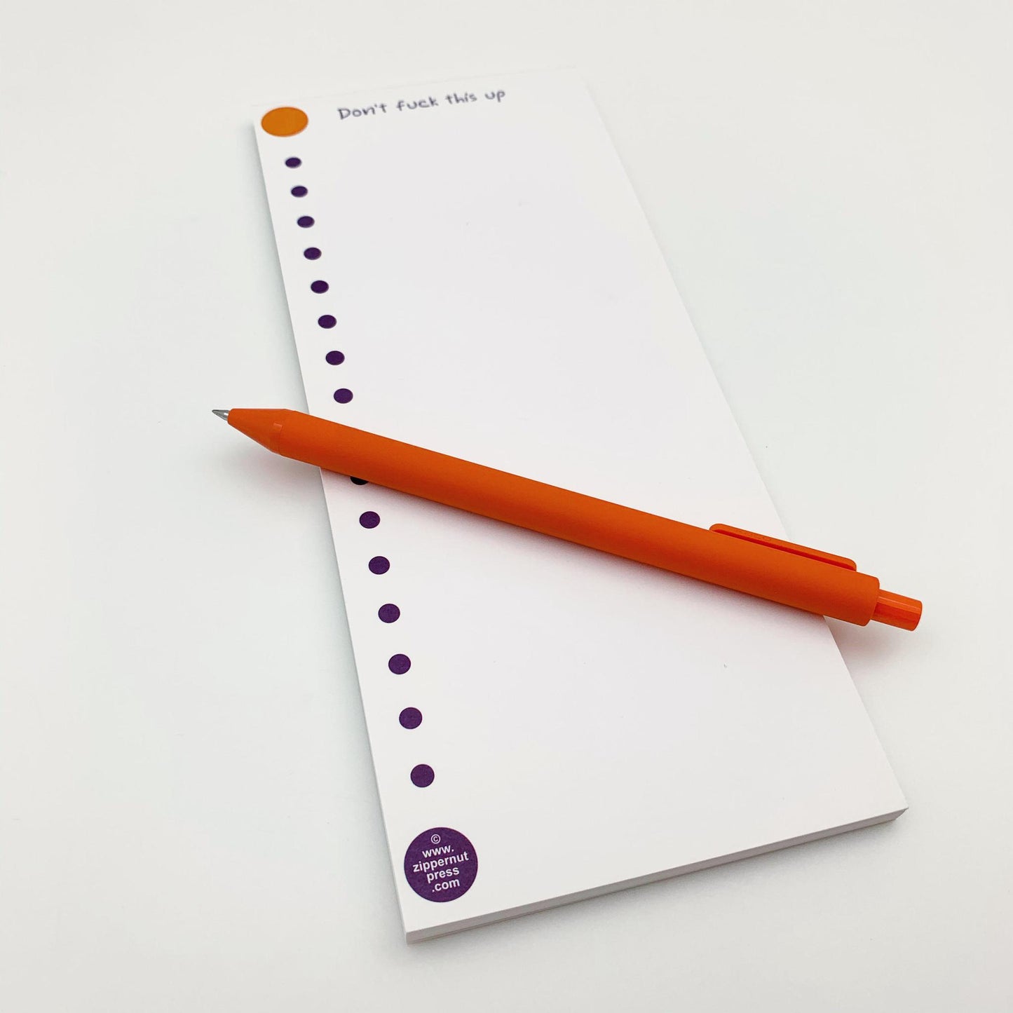 Notepad - Don't F*ck This Up - Zippernut Press