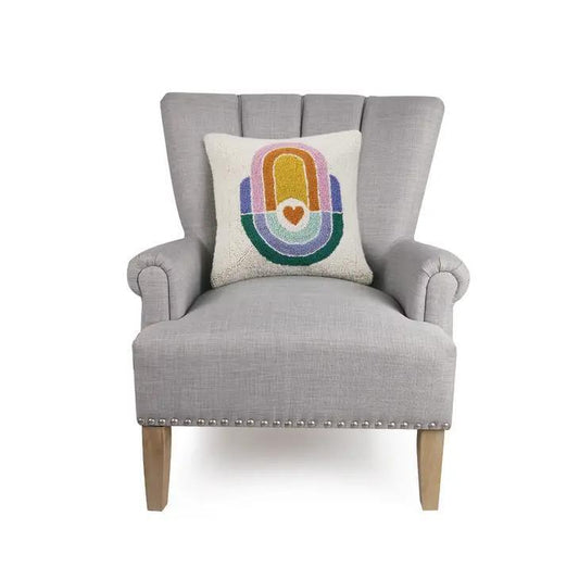 Pillow - House Of Love - Hooked Wool