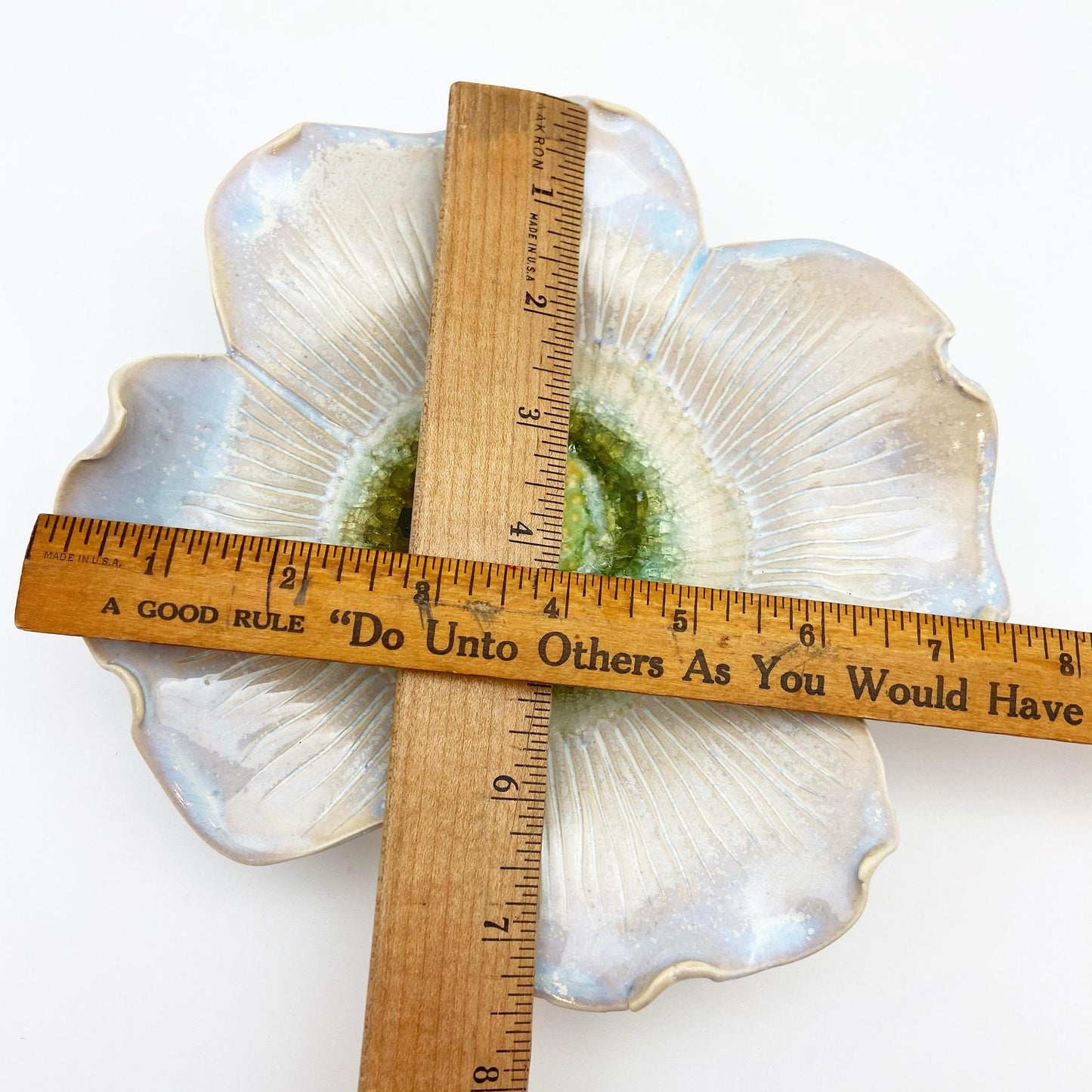 Ceramic Wall Art - Dogwood - Small - Nebula Blue