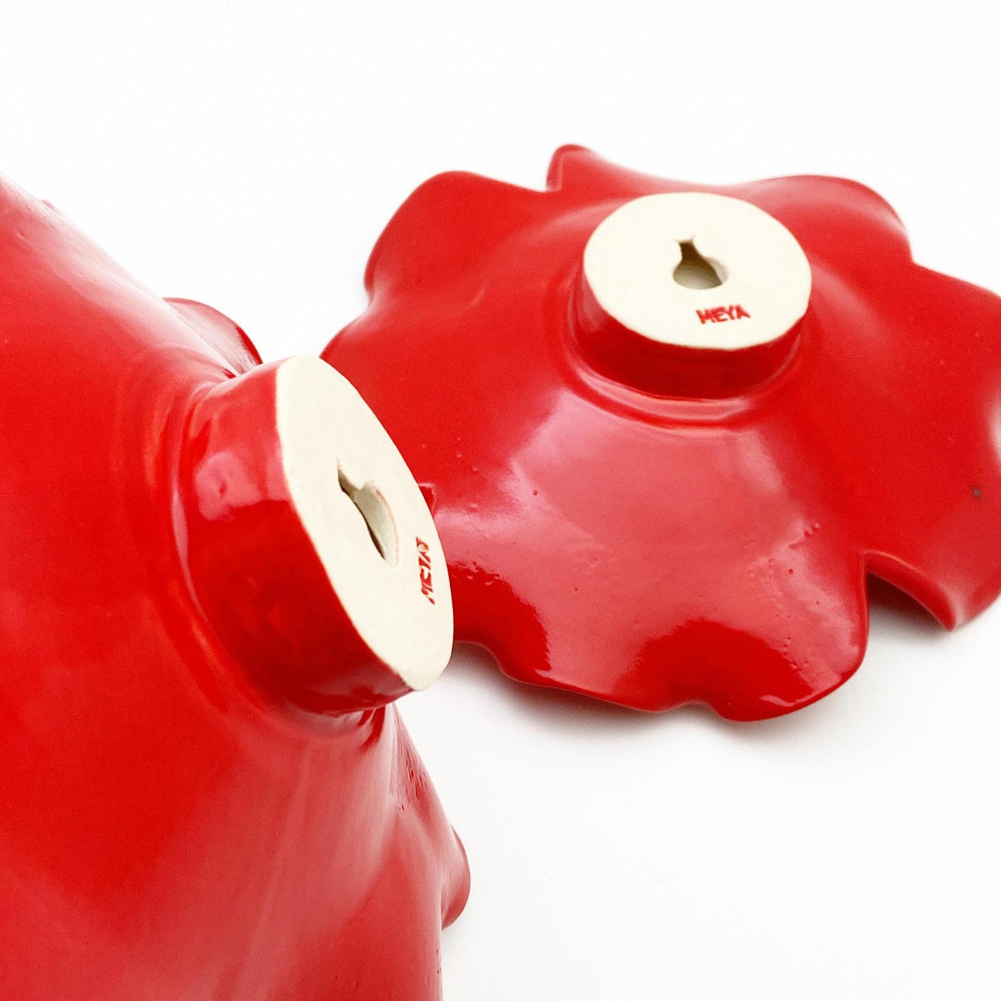 Ceramic Wall Art - Red Poppy - Small