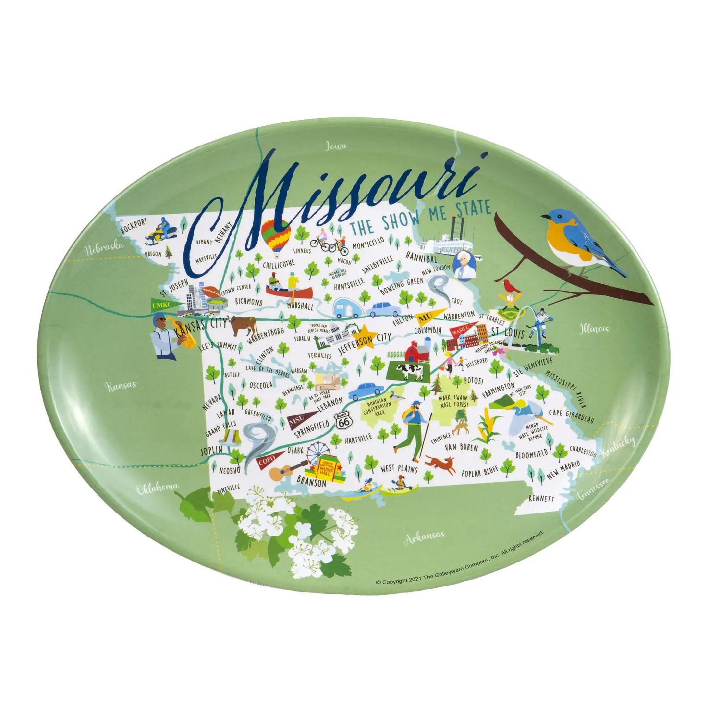 Platter - Missouri - Melamine - 16"