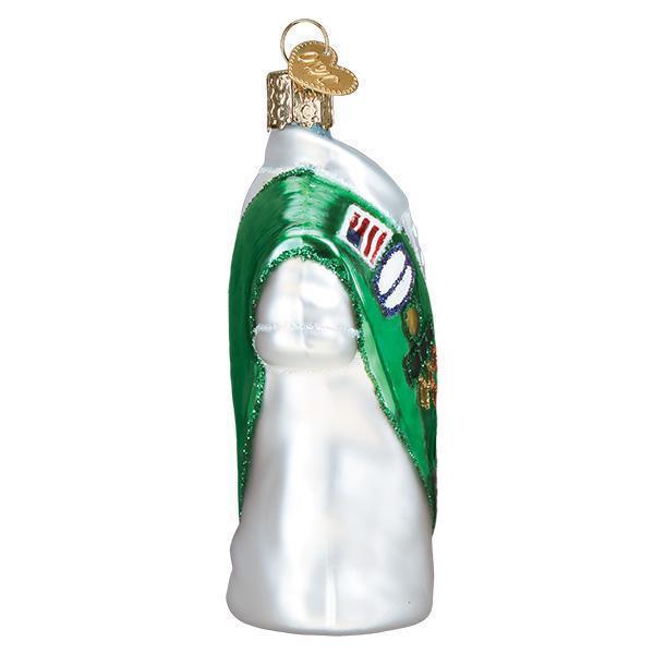 Ornament - Blown Glass - Girl Scout Uniform
