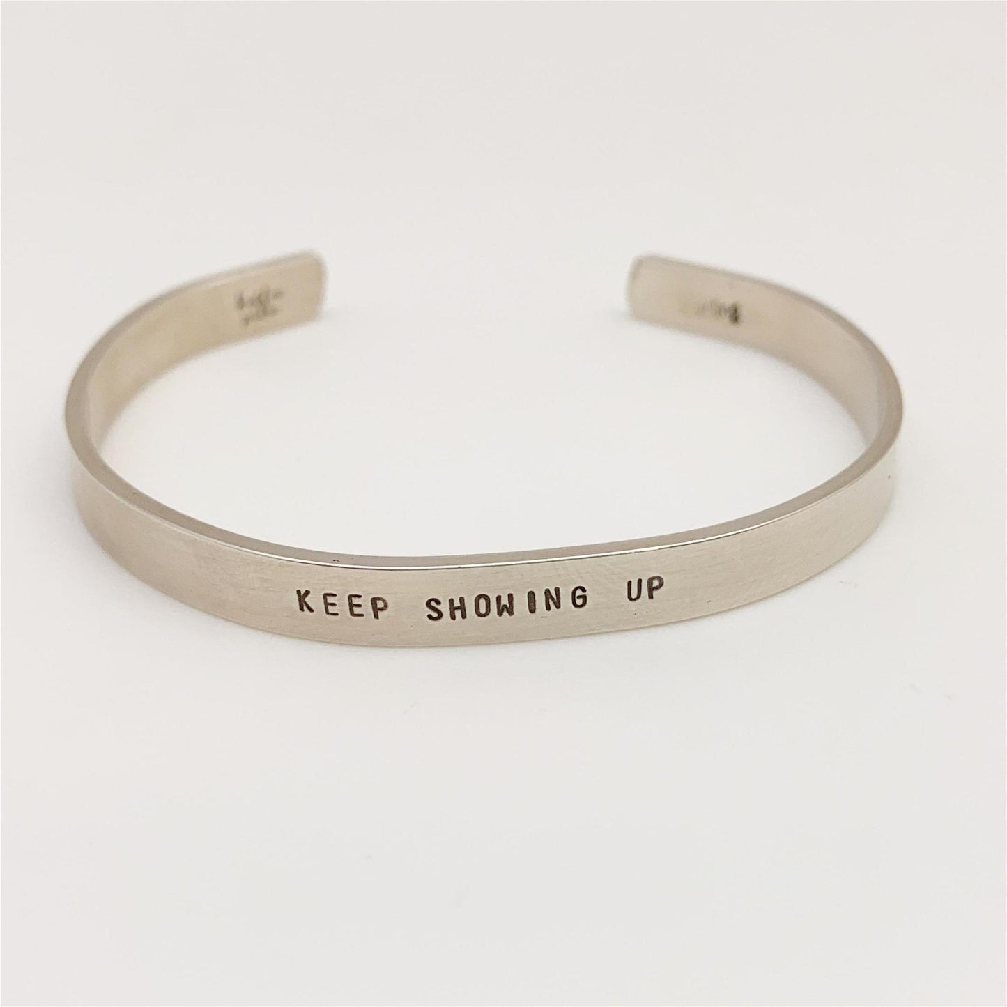 Bracelet - Mantra Cuff - Sterling Silver