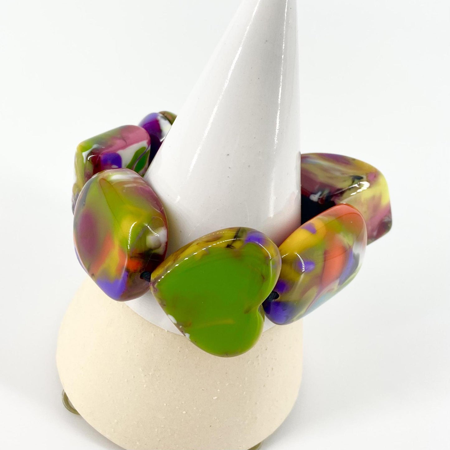 Bracelet - "Mixed Bag" Resin Original - Handmade