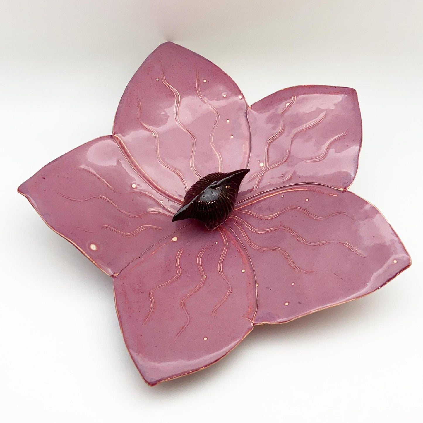 Ceramic Wall Art - Orchid - Medium