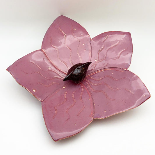 Ceramic Wall Art - Orchid - Medium