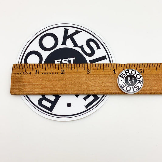Sticker - Brookside Circle - Black and White