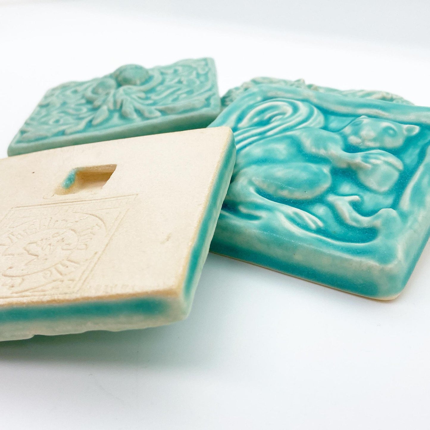 Tile - Glazed Porcelain - Acorns