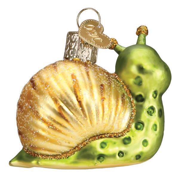 Ornament - Blown Glass - Smiley Snail