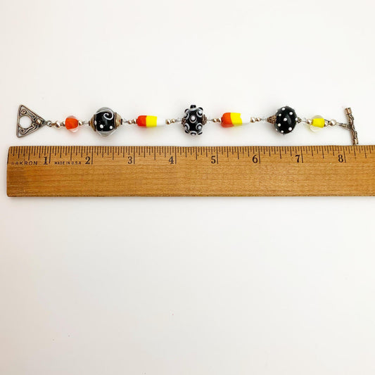 Bracelet - Halloween Original - Handmade Glass Beads