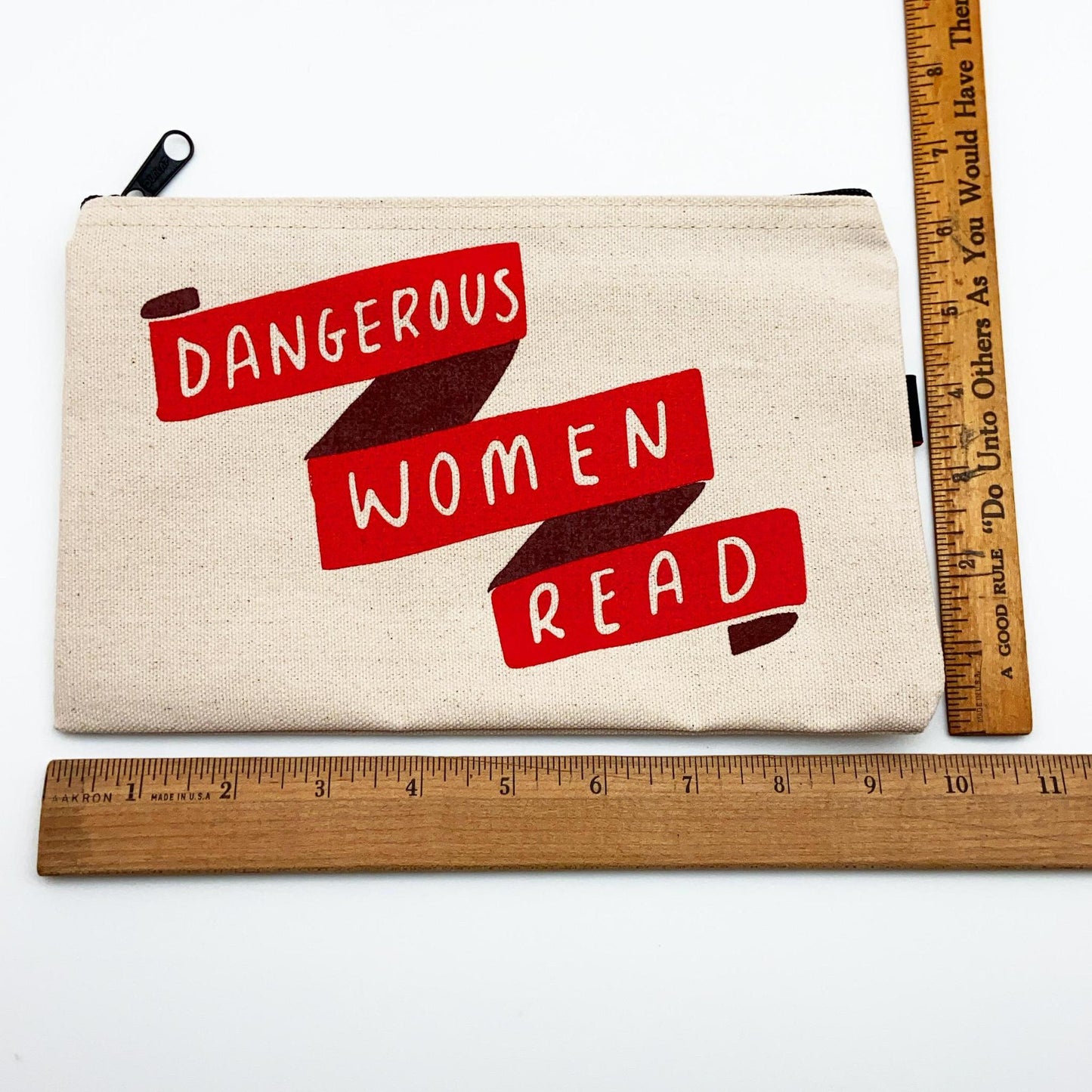 Zippered Pouch - "Dangerous Women Read"