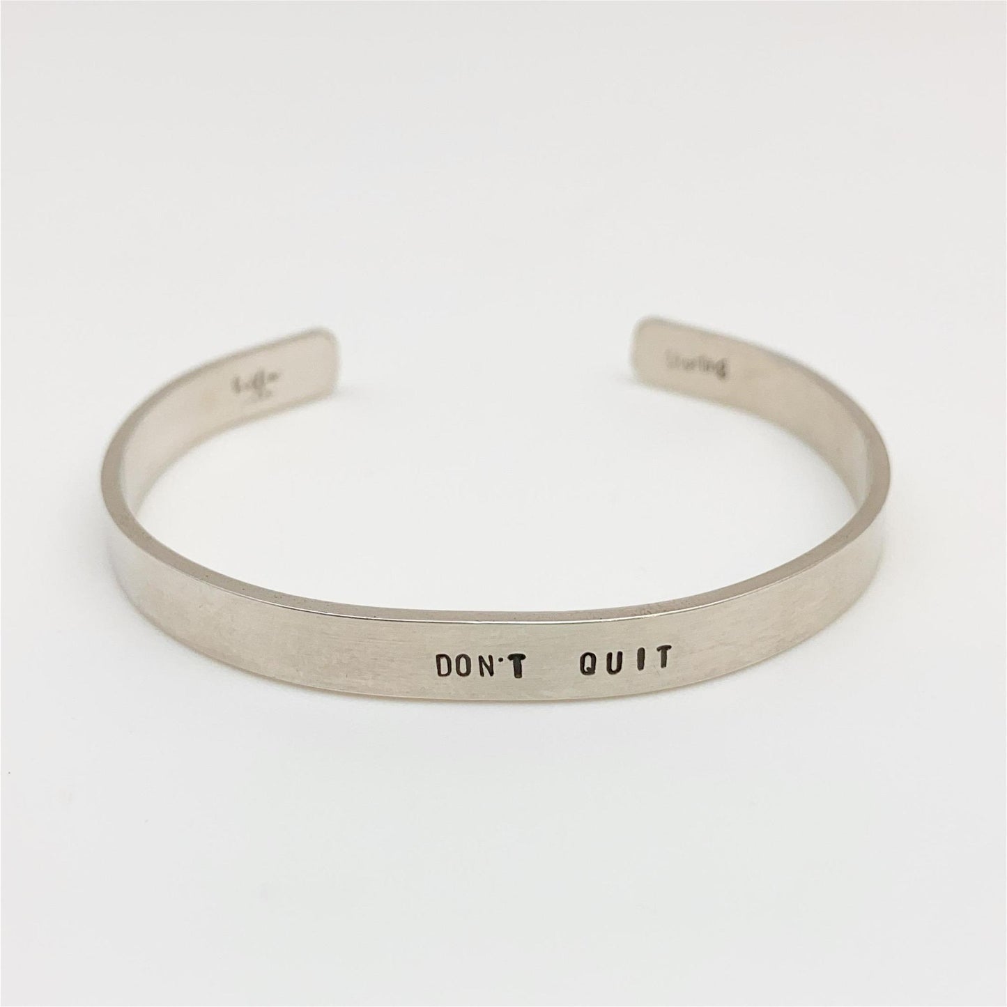 Bracelet - Mantra Cuff - Sterling Silver