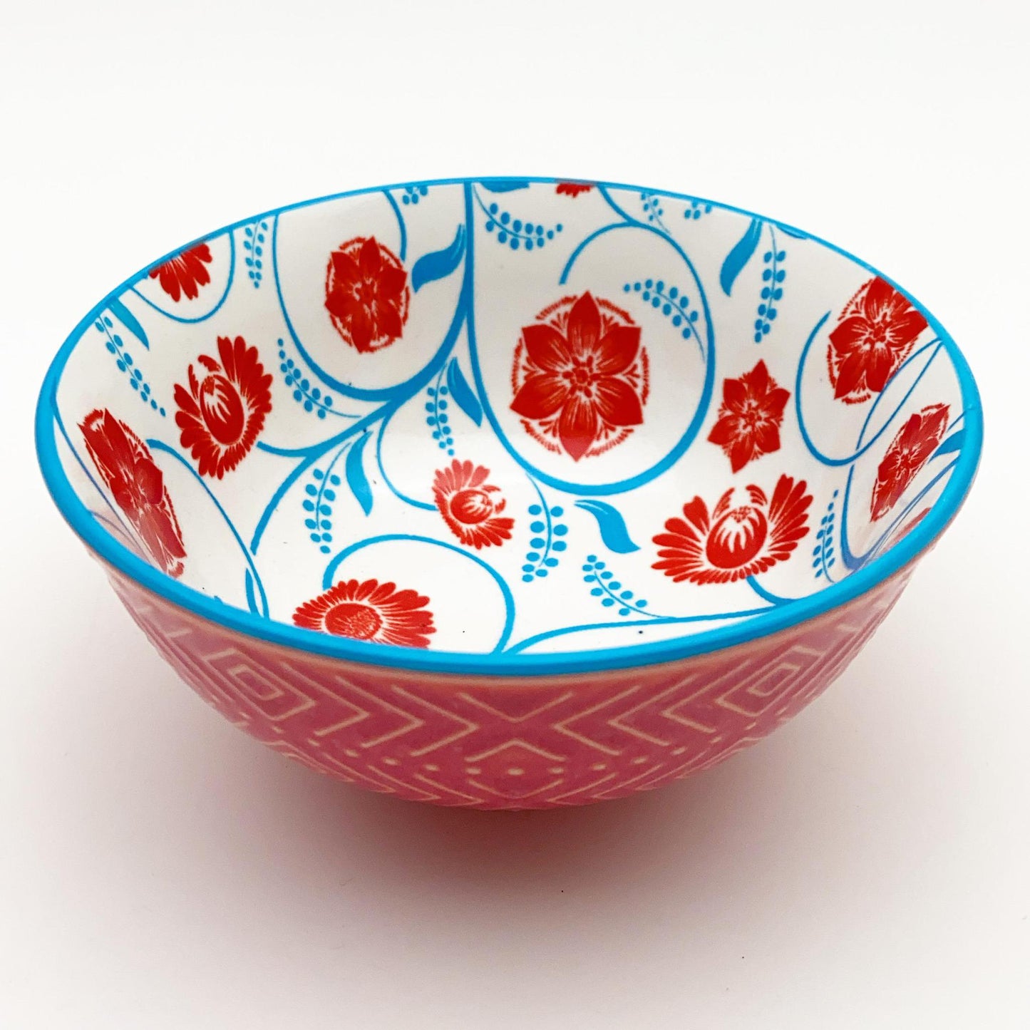 Bowl - Red & Blue - Ceramic