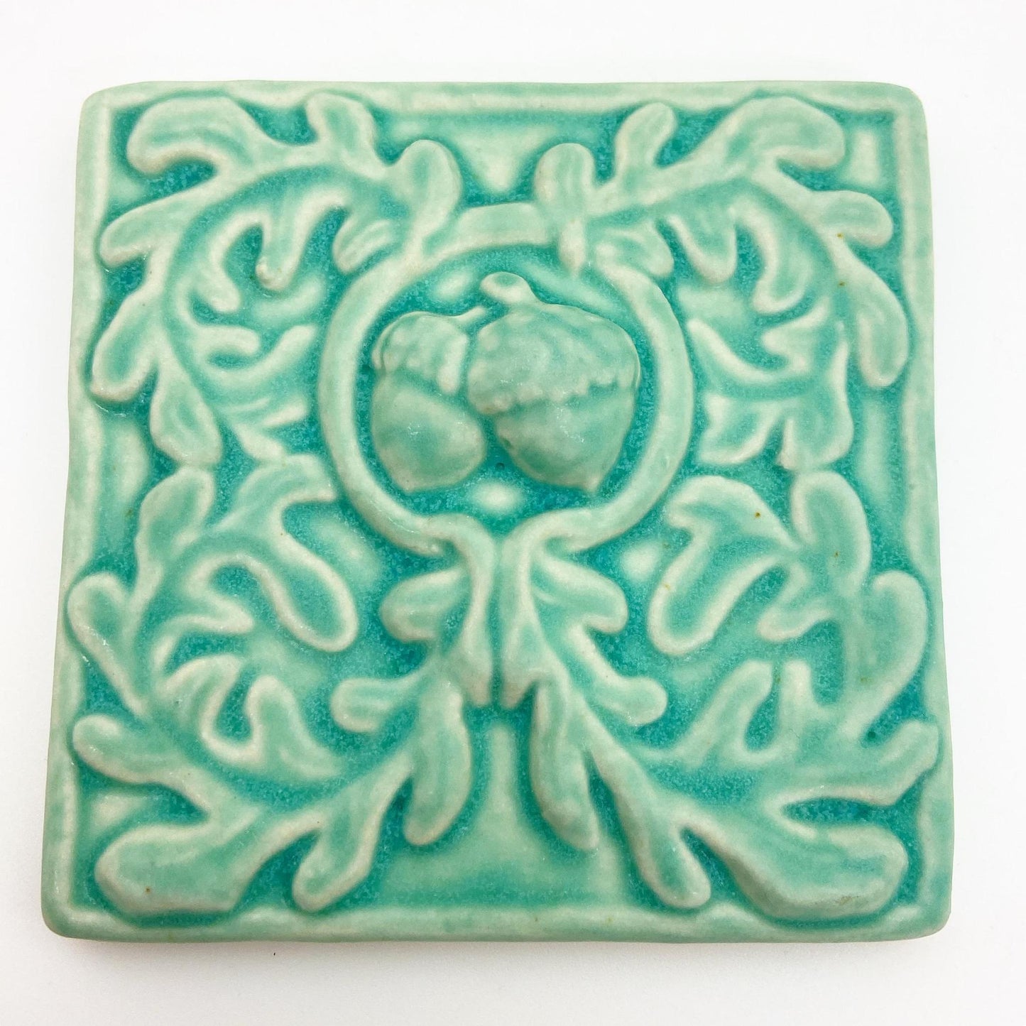 Tile - Glazed Porcelain - Acorns