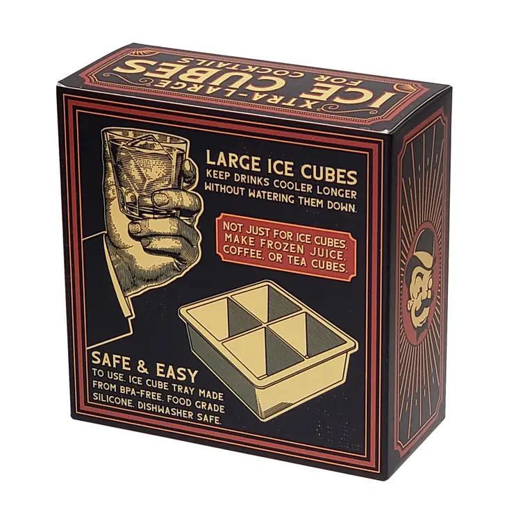 Ice Cube Tray - EXTRA Large Cocktail Cube - Silicone Mold