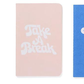 Journal - 32 Lined Pages - "Take A Break"