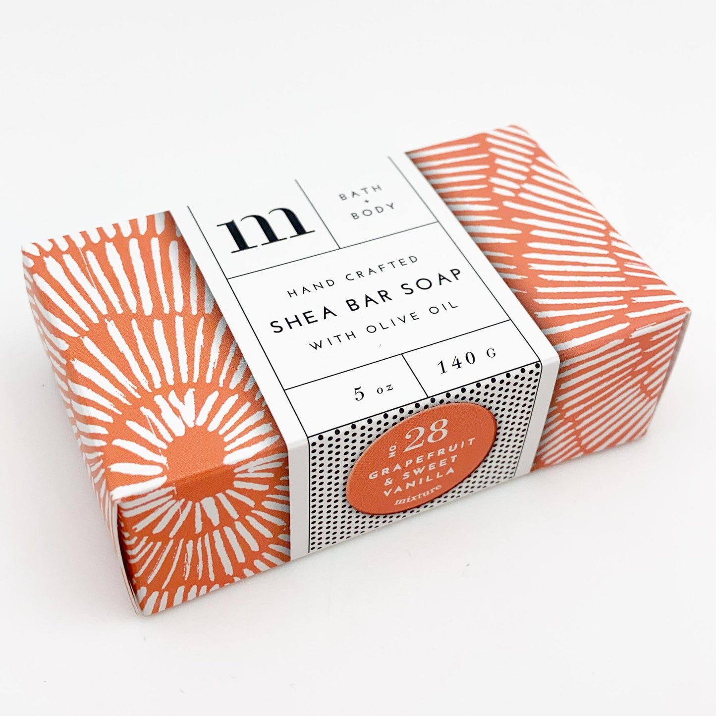 Bar Soap - Grapefruit & Sweet Vanilla - 5 oz