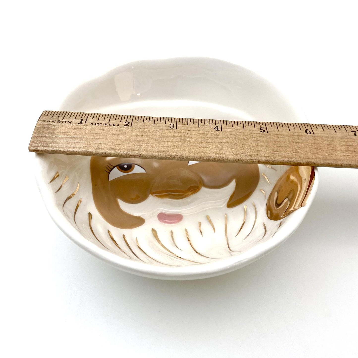 Bowl - Collector's Series - Papa Noel (Brown) - Ceramic - 6"