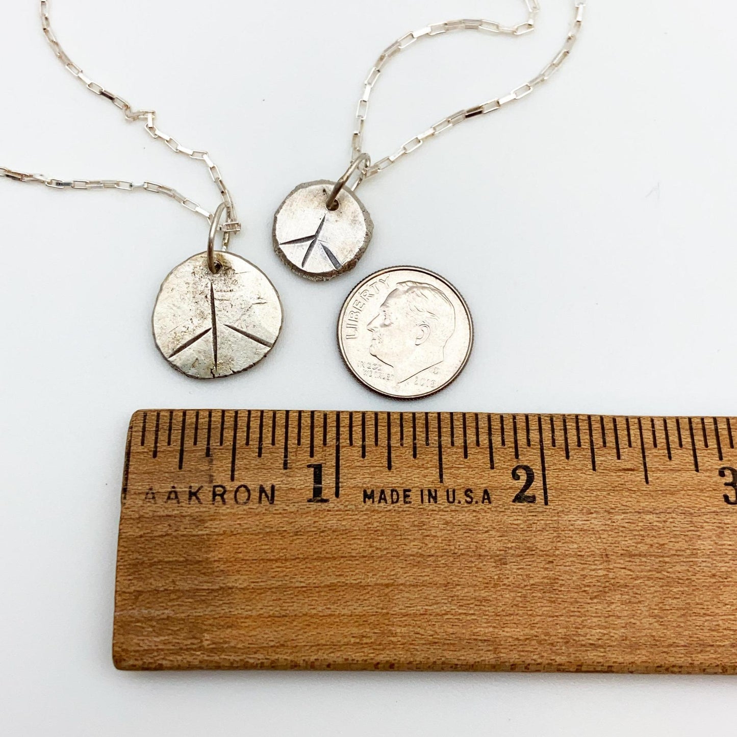 Necklace - Peace "Dollop" in Sterling