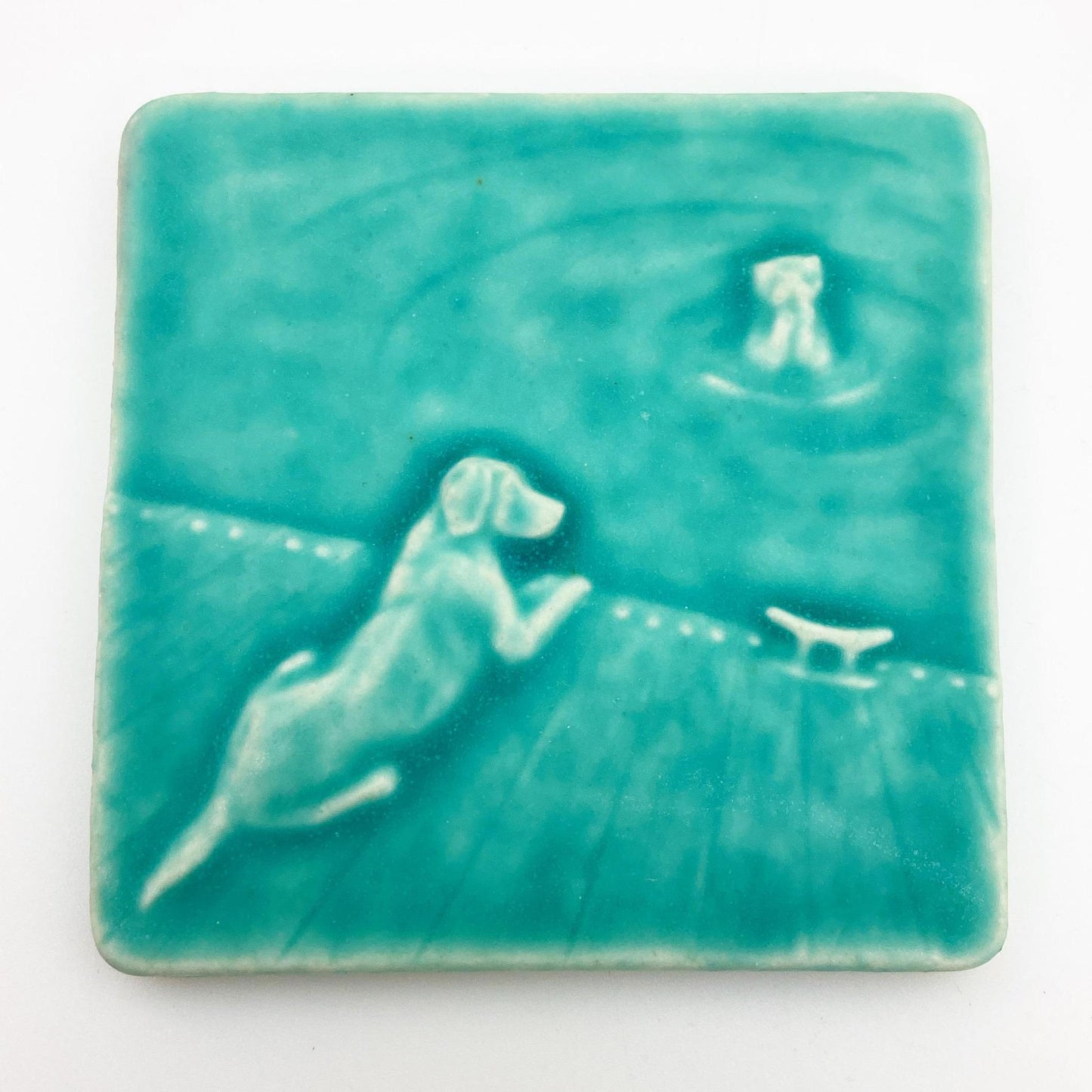 Tile - Glazed Porcelain - Dog & Otter