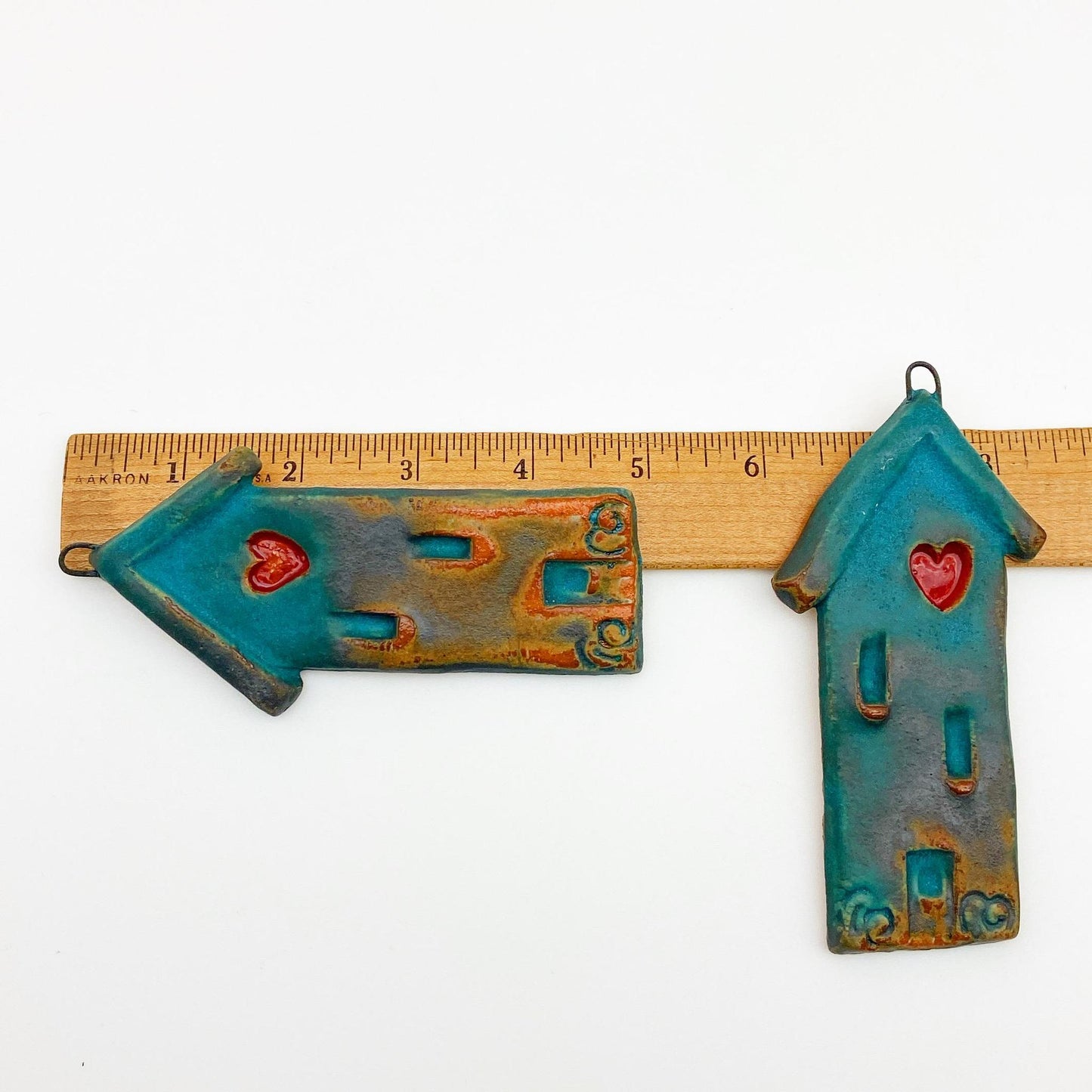 Ornament or Wall Talisman - House of Love - Ceramic