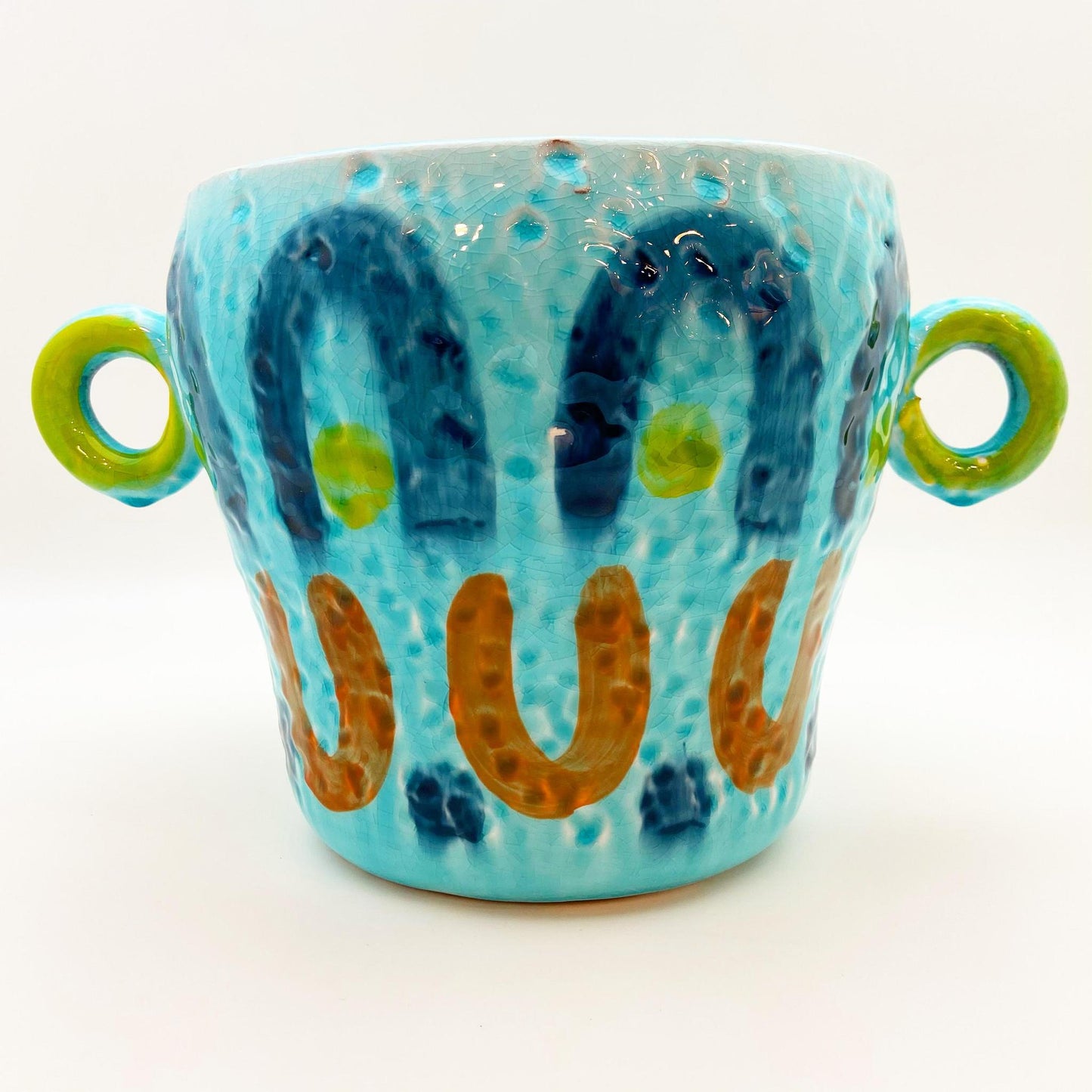 Pot - Hand Painted Terracotta - Large