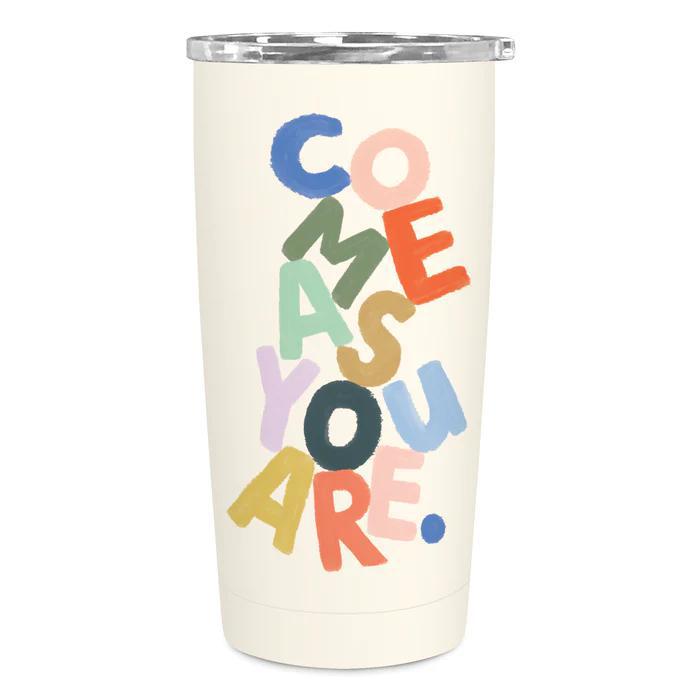 Tumbler - Metal with Lid - Come As You Are