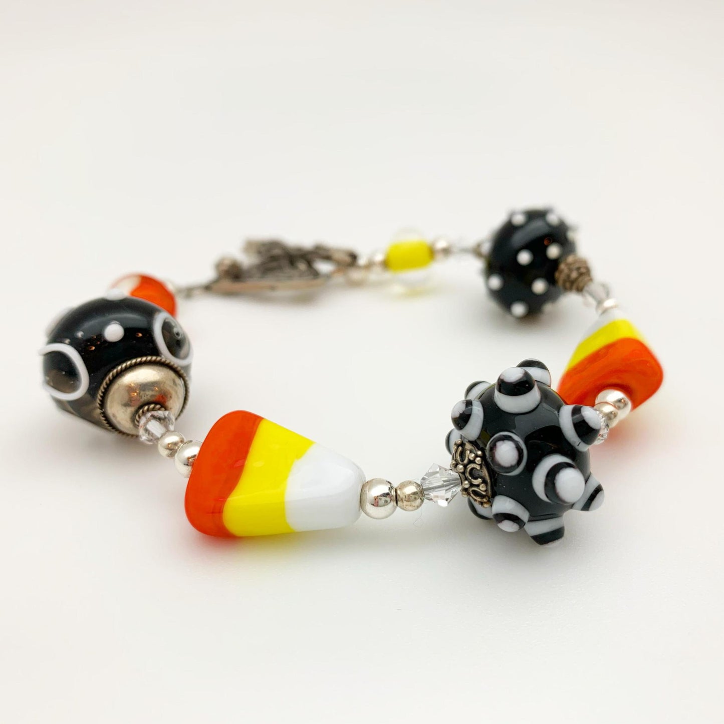 Bracelet - Halloween Original - Handmade Glass Beads