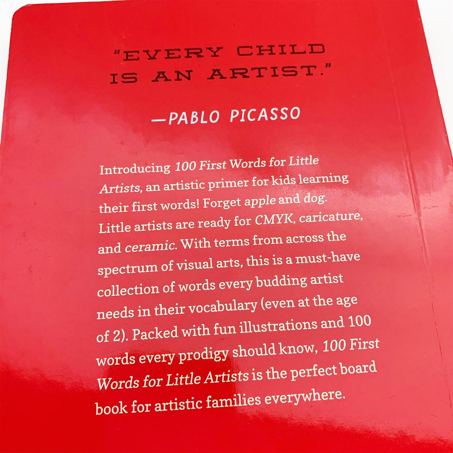 Book - 100 First Words For Little Artists