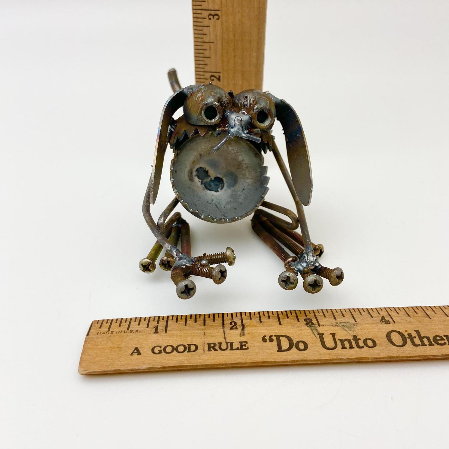 Sculpture - Dog in Reclaimed Metal - Mini
