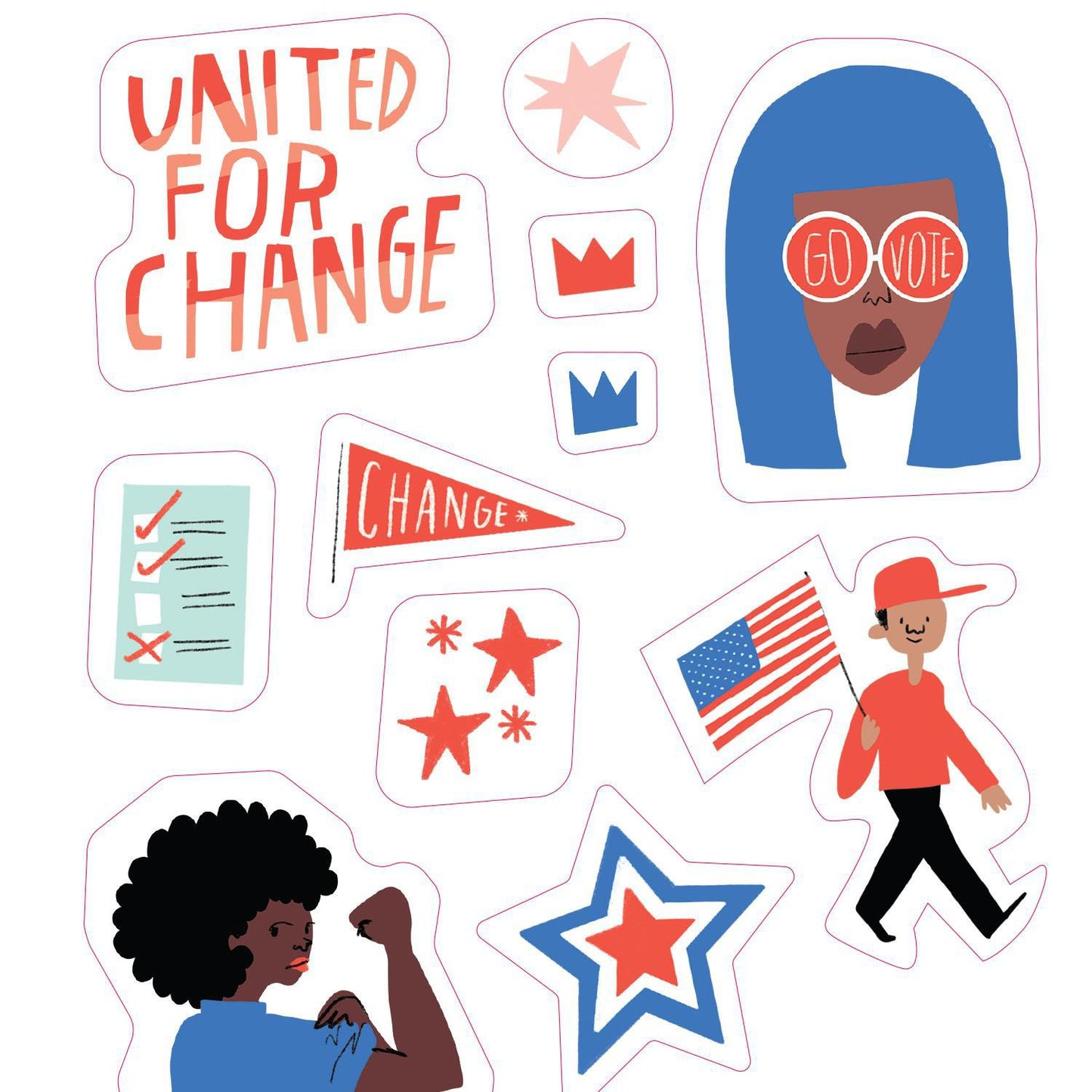 Sticker Book - Be a Voter!