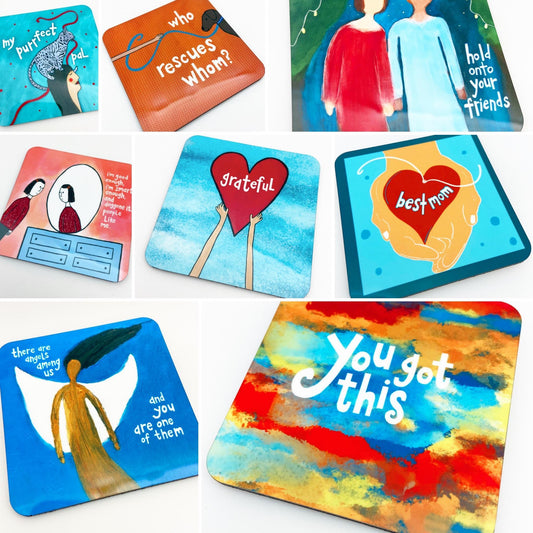 Coaster - "You Got This" - Cork Backed