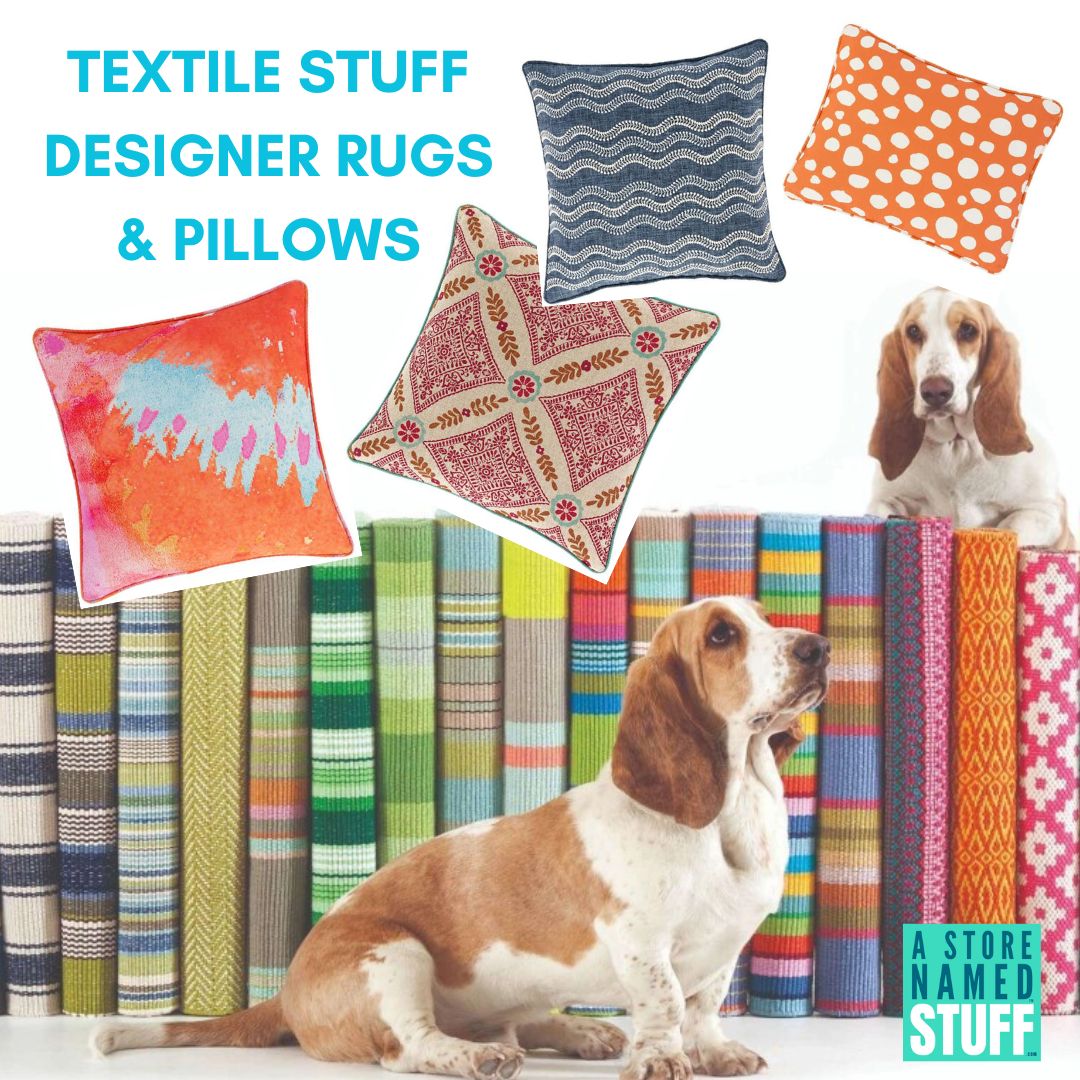 Textile STUFF: Designer Rugs & Pillows