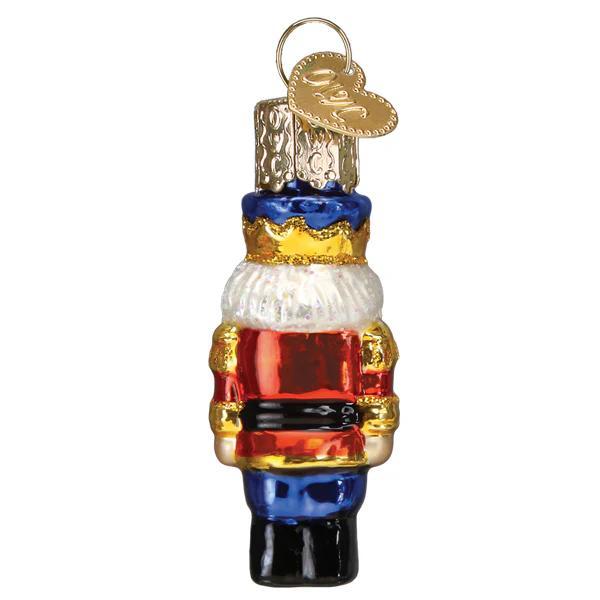 Ornament - Blown Glass - Mini Nutcracker Soldier
