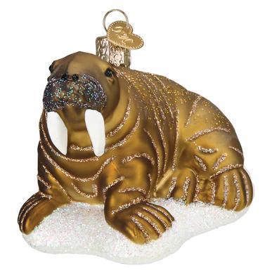 Ornament - Blown Glass - Walrus