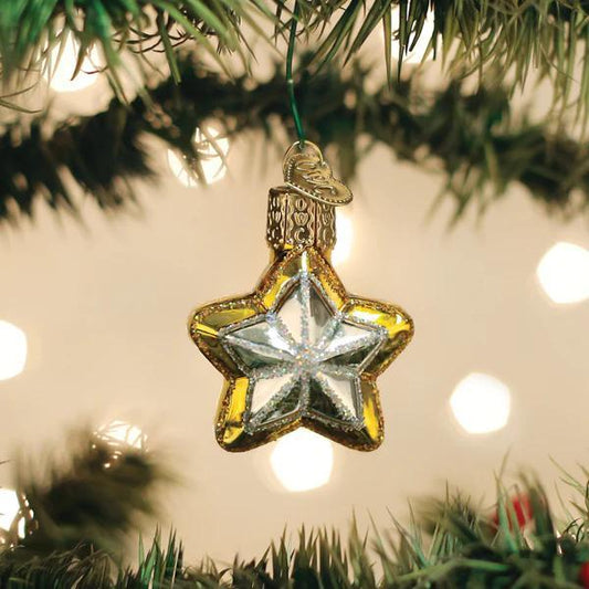 Ornament - Blown Glass - Mini Star
