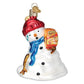 Ornament - Blown Glass - Flamin' Hot Cheetos Snowman