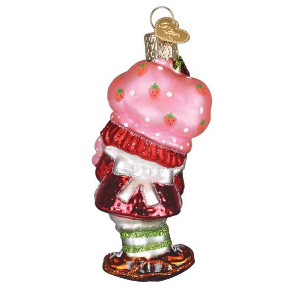Ornament - Blown Glass - Strawberry Shortcake & Custard