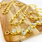 Bracelet - Bold Bohemian - Gold & Crystal