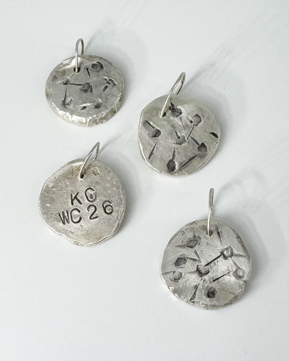 Pendant - KC WC 26 - Soccer Ball - Original Sterling Silver