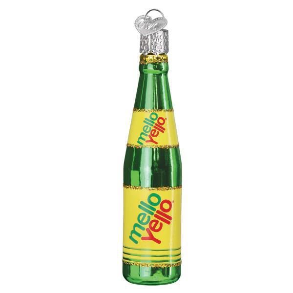 Ornament - Blown Glass - Mello Yello Bottle